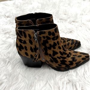 Sam Edelman Leopard Booties